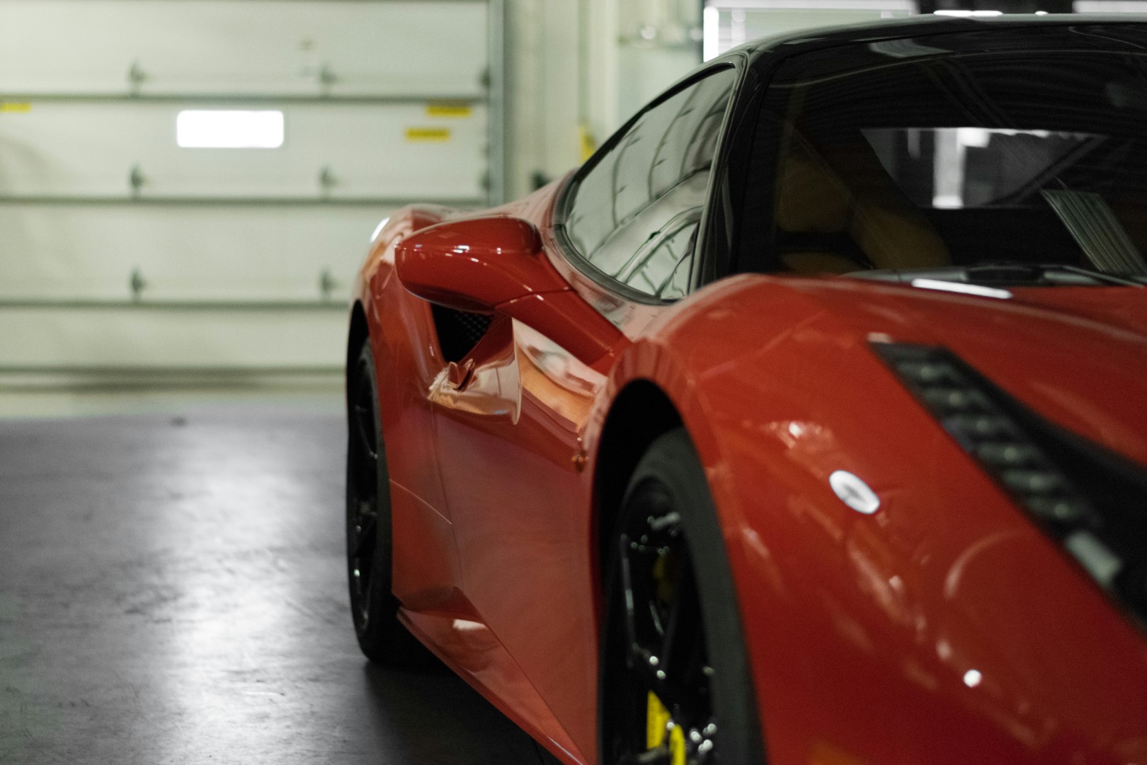 Before and after car detailing